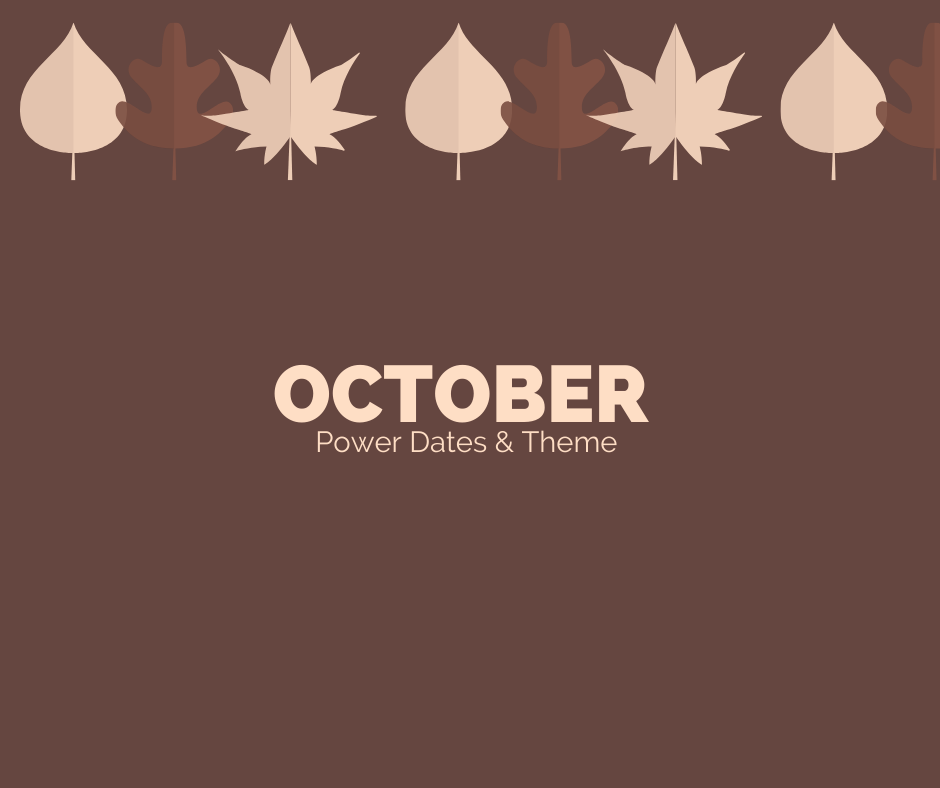 You are currently viewing Power Dates & Theme/Retro Alert: October